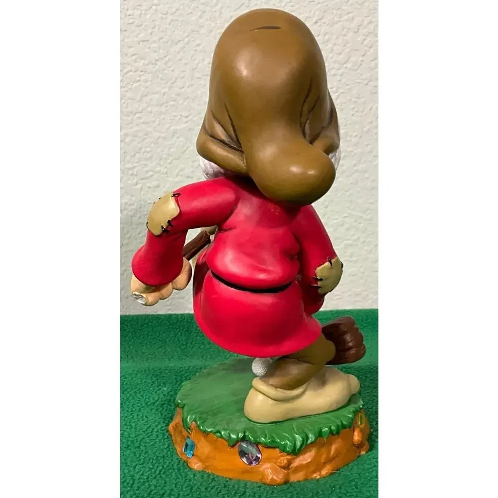 Walt Disney World Seven Dwarfs Grumpy Golfer Bobblehead 8
